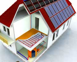 Solar Home Hot Water Heating systems installed by Sunpower Construction Lake Tahoe