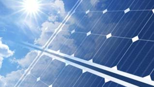 Photovoltaic Panels capturing sunlight.